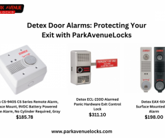 Detex Door Alarms: Protecting Your Exit with ParkAvenueLocks