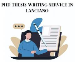 PhD Thesis Writing Service in Lanciano