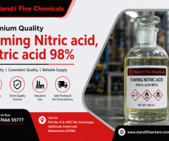 Trusted Supplier of High Purity Fuming Nitric acid, Nitric Acid 98%