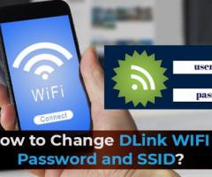 Change DLink WIFI Password and SSID