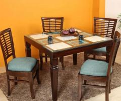 Upgrade Your Dining Space: 4-Seater Dining Tables for Sale!