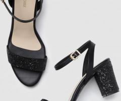 Womens Black Block Heels | Marcloire