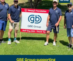 GBE Group supporting Sleapy’s Foundation Golf Day