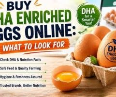 Buy DHA Enriched Eggs Online: What to Look For