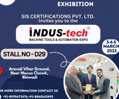 Indus -Tech Machine Tools & Automation Expo 2023 in BHIWADI.