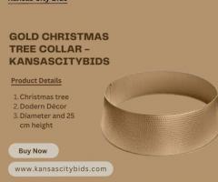 Gold Christmas Tree Collar – KansasCityBids