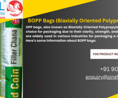 Bopp Bags Manufacturers and Suppliers in USA