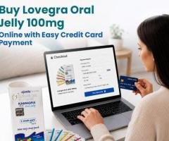 Buy Lovegra Oral Jelly 100mg Online with Easy Credit Card Payment.