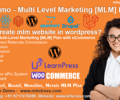 Any kind of MLM software and website  | Next.js, WordPress, Drupal, OpenCart, Laravel