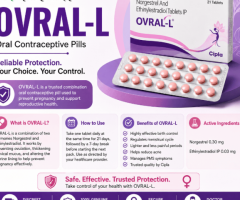 Ovral-L Birth Control Pills | Effective Contraceptive