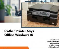 Brother Printer Says Offline Windows 10 |+1-877-372-5666 | Brother Support