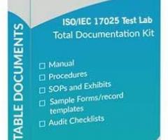 Ready-to-Use ISO 17025 Documents Kit For Environment Laboratory