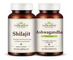 Vigor & Vitality Management Kit : Shilajit & Ashwagandha Combo Kit by