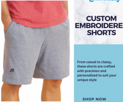 Elevate Your Wardrobe with Custom Embroidered Shorts