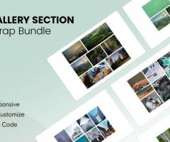5+ Bootstrap Image Gallery Section | HTML Gallery Bundle