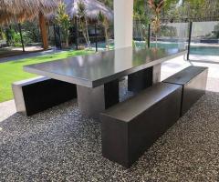 Affordable Concrete Outdoor Dining Table
