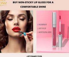 Buy Non-Sticky Lip Gloss For A Comfortable Shine