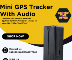 Mini Gps Tracker with Audio | Spyworld-9999302406|8585977908