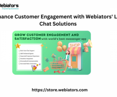 Enhance Customer Engagement with Webiators Live Chat Solutions