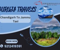 Hire Chandigarh to Jammu Taxi from Guruji travels
