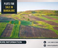 Top Plots for sale in Bangalore