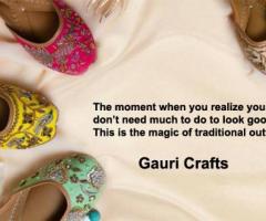Gauri Crafts premium handcrafted juttis