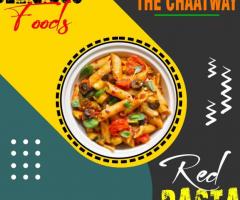 Delicious Red Pasta - The Chaatway