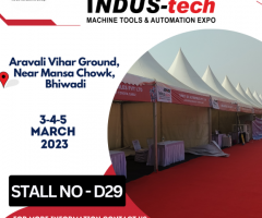 Indus Tech Machine Tools & Automation Expo 2023 in MARCH. - 1