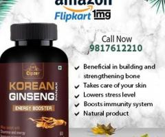 Korean Ginseng Capsule promotes blood flow to the penis & also stimulates libido.
