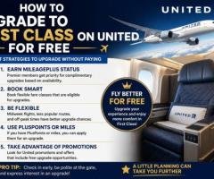 How to Upgrade to First Class on United for Free