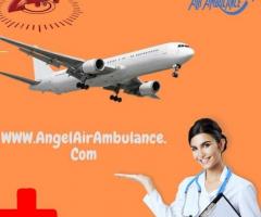 Pick No-1 Angel Air Ambulance Services in Guwahati with Medical Equipment