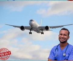 Select Superb Angel Air Ambulance Services in Delhi with Medical Tool