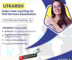 Utkarsh civil services coaching extended by Eden IAS