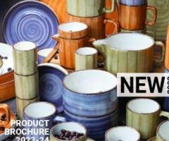 Orchid Dinex | Buy New Collection Porcelain Crockery Plate And Bowls in Delhi Market