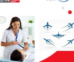 Avail Of  Angel Air Ambulance Service in Cooch Behar With Trained ICU Specialists Doctors Team
