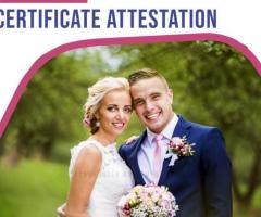 Marriage certificate attestation in Abu dhabi
