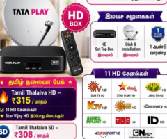 Tata Play New Connection in Tirukoilur | Villupuram | 9043743890