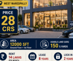 SALE OF COMMERCIAL PROPERTY RETAIL SHOWROOM AT WEST MAREDPALLY