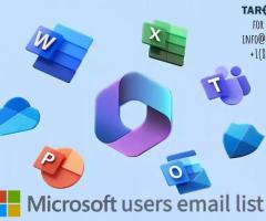 Accurate, Microsoft Users Email List in US-UK