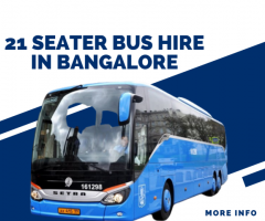 The Ultimate Guide to 21 Seater Bus Hire in Bangalore