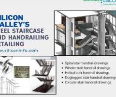 Steel Staircase And Handrailing Detailing Services - USA
