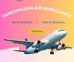 Get World Class Panchmukhi Air Ambulance Services in Siliguri with ICU Support