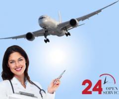 Hire Panchmukhi Air Ambulance Services in Jamshedpur with Ventilator Support