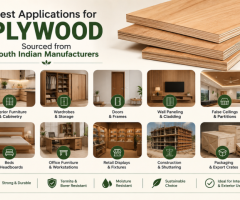 Best Applications for Plywood Sourced from South Indian Manufacturers