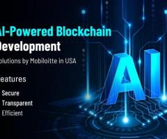 AI-Powered Blockchain Development Solutions by Mobiloitte USA