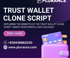 Build a Secure crypto wallet like trust wallet with feature-packed Trust wallet clone script