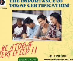 The Importance of TOGAF Certification- Enroll now ! - 1