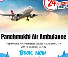 Take Panchmukhi Air Ambulance Services in Bhopal with Skilled Medical Crew