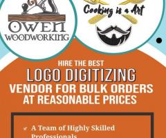 Hire the best logo digitizing vendor for bulk orders at reasonable prices