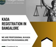 Hire The Best kaoa registration in Bangalore - Nextlegal